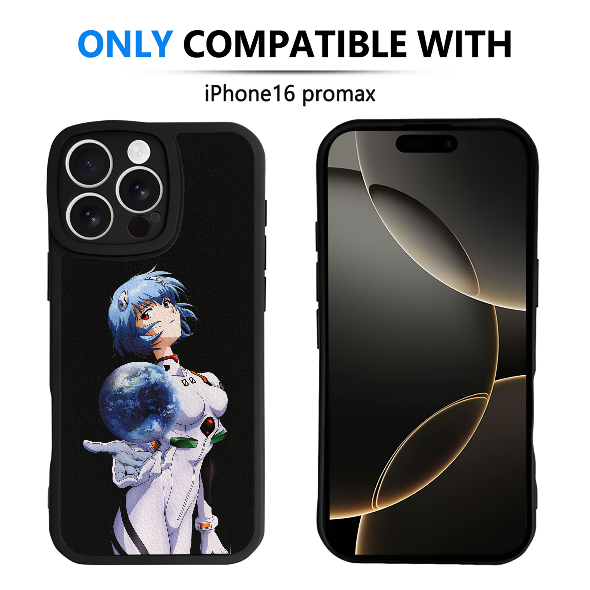 （画像用） EVA 新世紀エヴァンゲリオン 【iPhone 16シリーズ対応】シリコンスマホケース（レザー調） 材質：シリコン